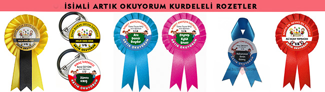 İsimli Artık okuyorum kokartları